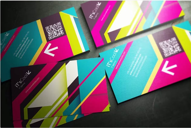 Business Card With QR Code