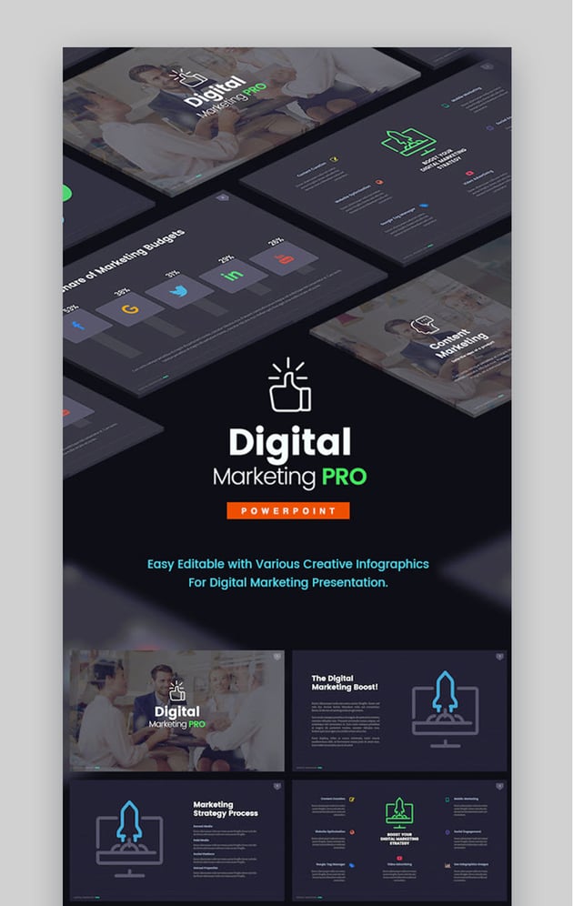 Digital Marketing Pro PowerPoint Template