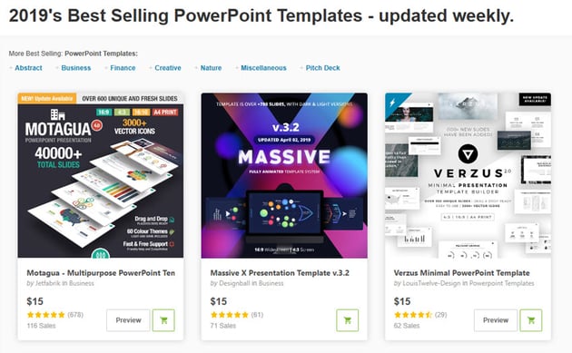 GraphicRiver PowerPoint Templates