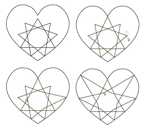 form the inner part of our star with the complex star 1