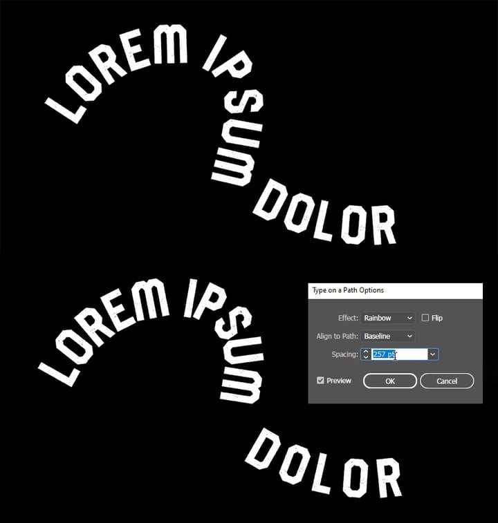 Working With Type On A Path In Illustrator