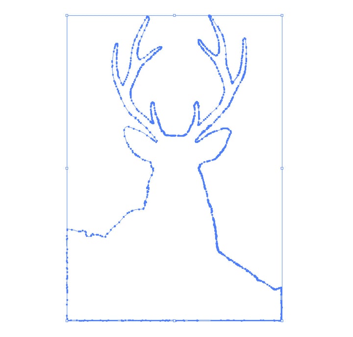 white silhouette