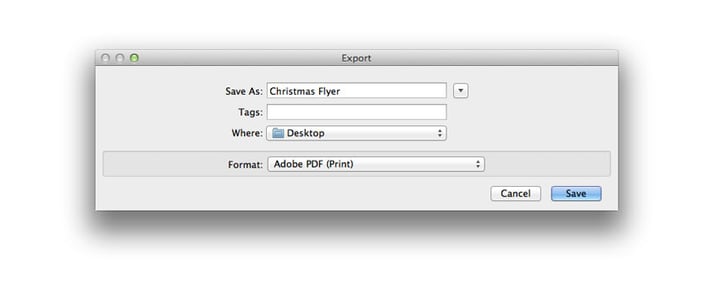 export pdf