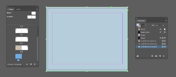 blue rectangle