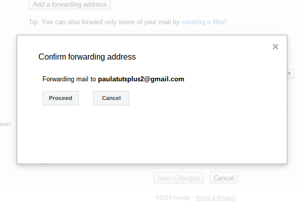 Click Proceed to continue