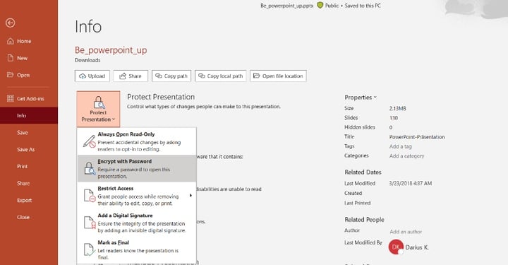 How to Lock a PowerPoint Presentation (+Video) | Envato Tuts+