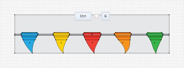 How to Create a Flag Bunting Pattern Brush in Adobe Illustrator ...