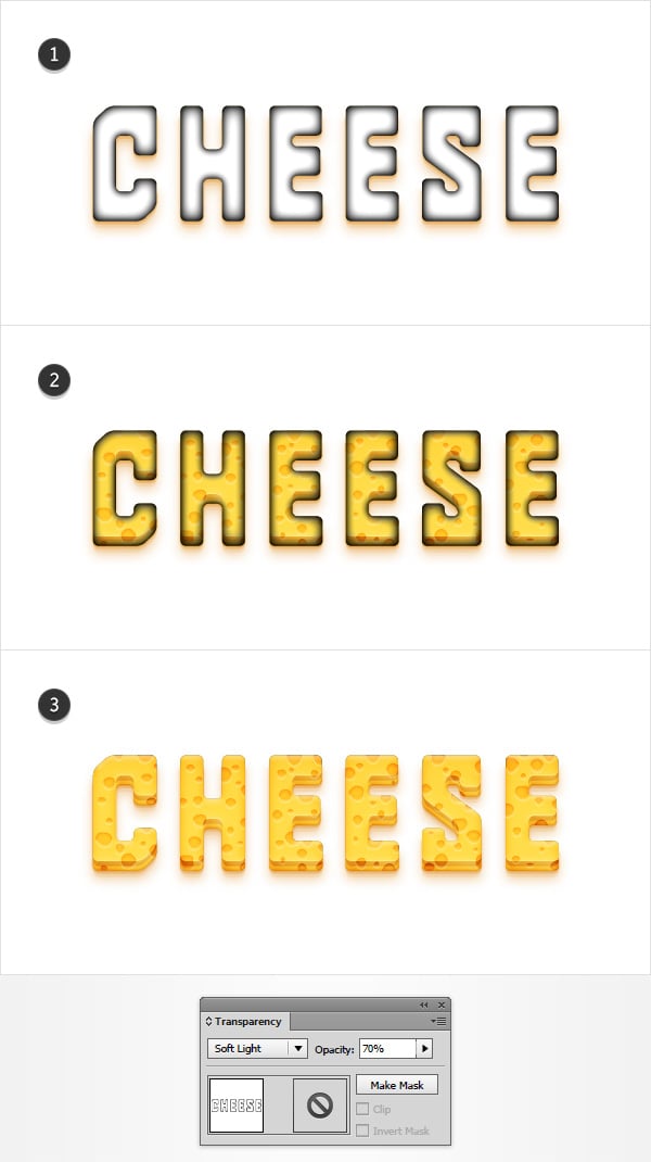 Create a Detailed Cheese Text Effect in Adobe Illustrator | Envato Tuts+