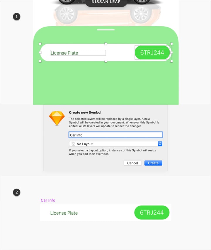 How to Design a Car App Design UI in Sketch