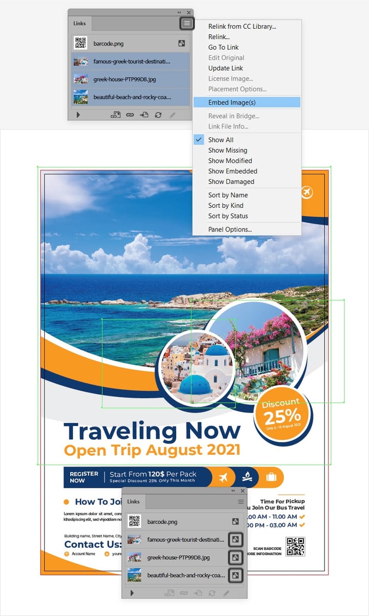embed photo illustrator