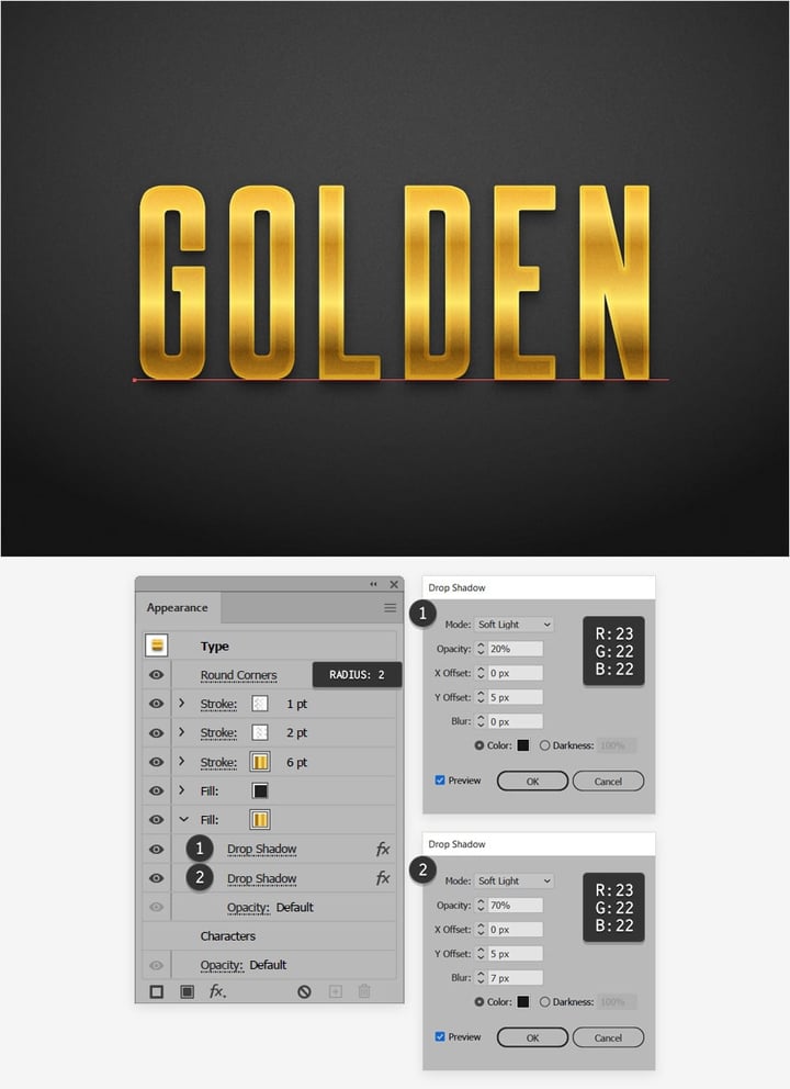 How To Create A Gold Effect In Illustrator Envato Tuts how-to-create-a-gold-effect-in-illustrator-envato-tuts