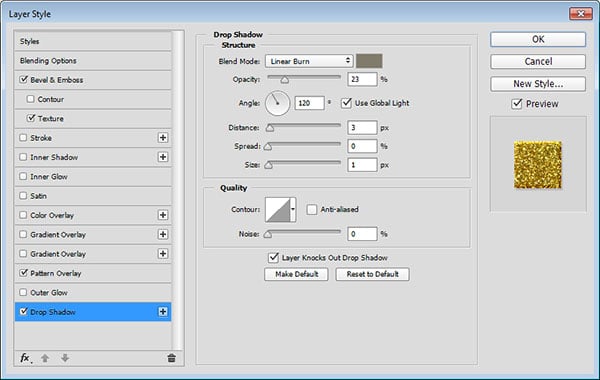 How to Create a Glittering Gold Thread Text Effect in Adobe Photoshop ...