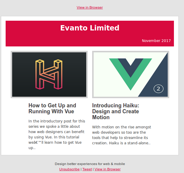 The HTML Template