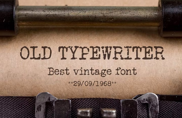 10 Best Classic Typewriter Fonts With Vintage Machine Styles | Envato Tuts+