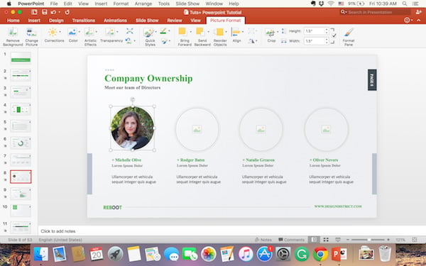 Add small image to your PPT business presentation