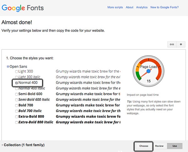 Download font style