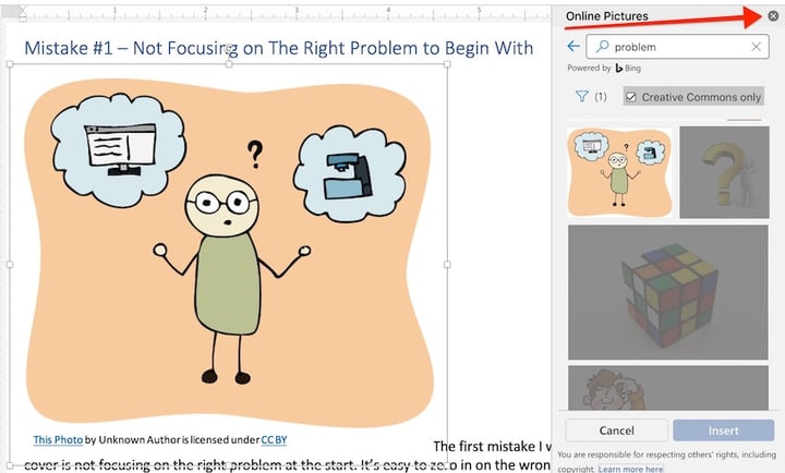 Microsoft clip art - added