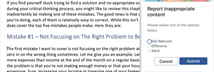 Microsoft clip art - report content