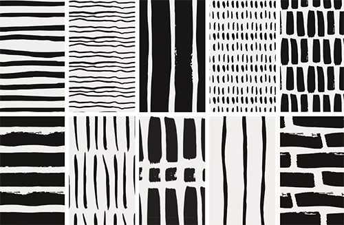 Hand Drawn Lines Patterns