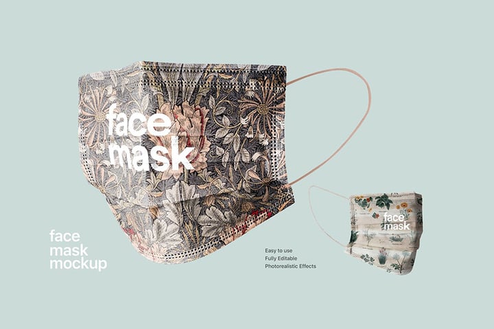 Download 25+ Best Face Mask Mockups (PSD, Mockup Generator)