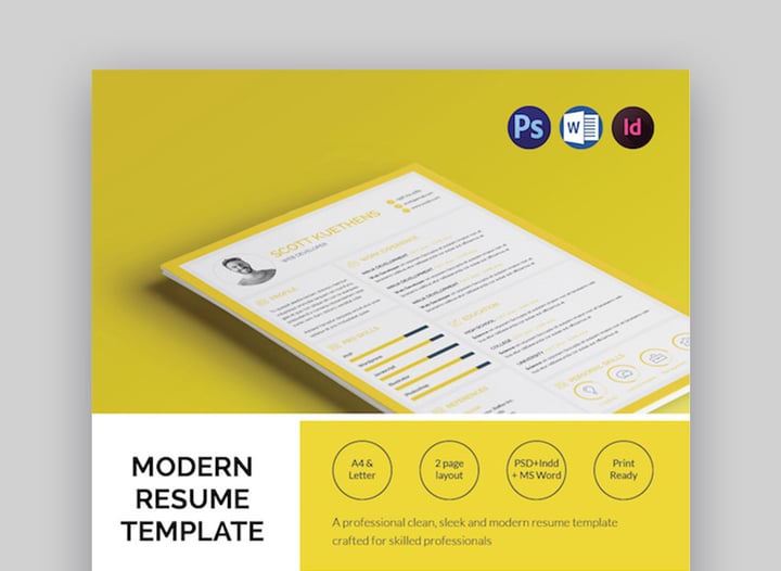 30 Unique Resume CV Templates (Creative Resume Ideas 2021)