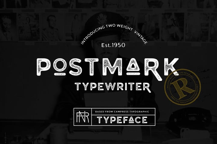 Postmark Typewriter Font