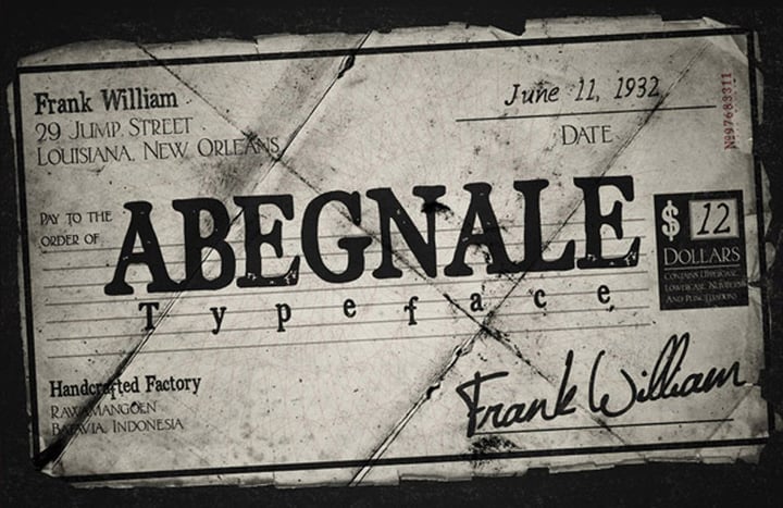 Abegnale Classic Font
