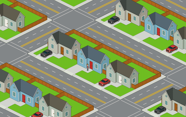 How to Create an Isometric Pixel Art Neighborhood Block in Adobe ...