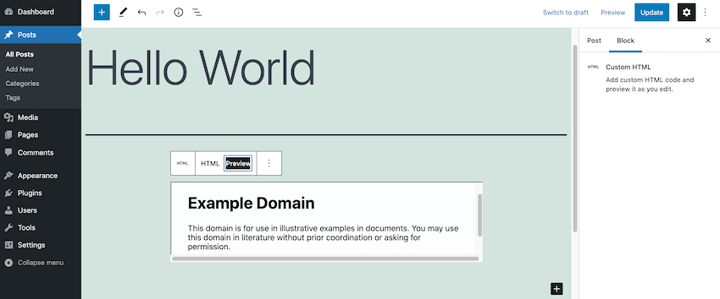 A webpage, embedded via an iframe.