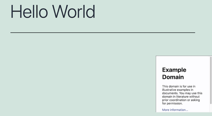 An iframe, created via the WordPress block editor. 
