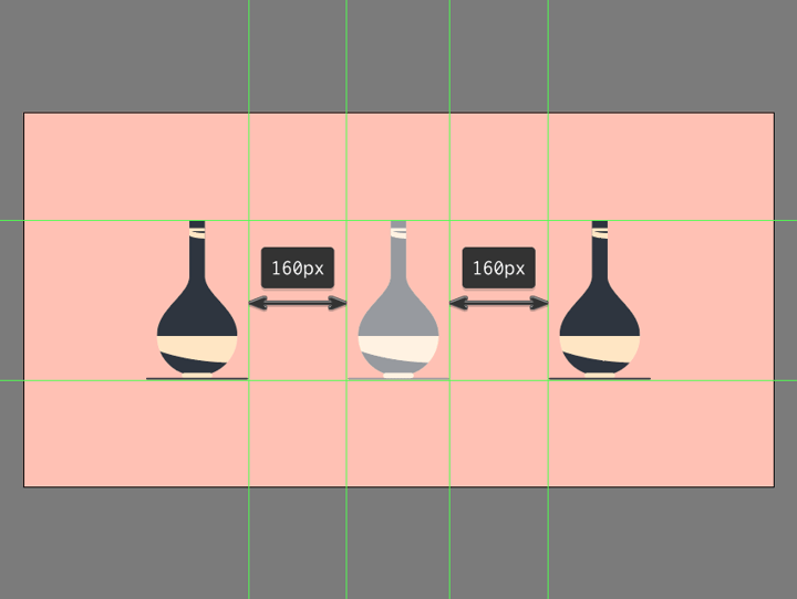 creating the remaining vases