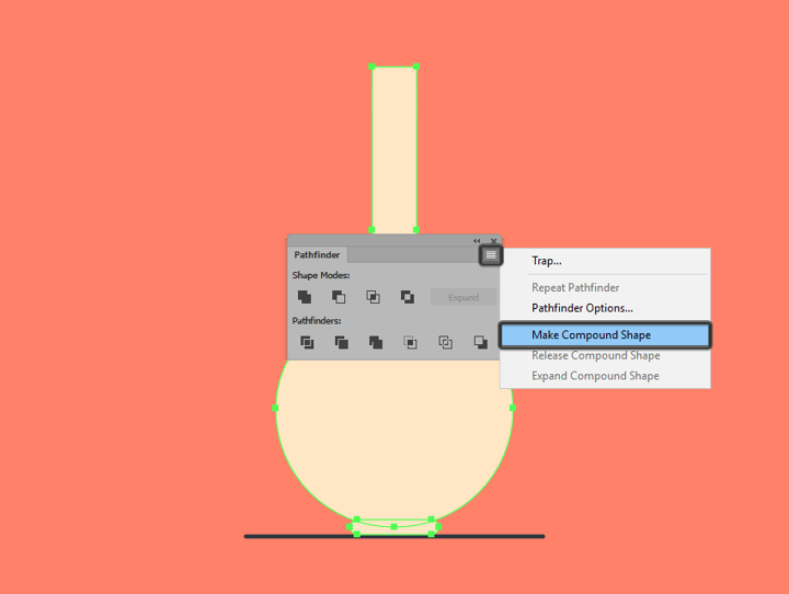 creating the compound shape