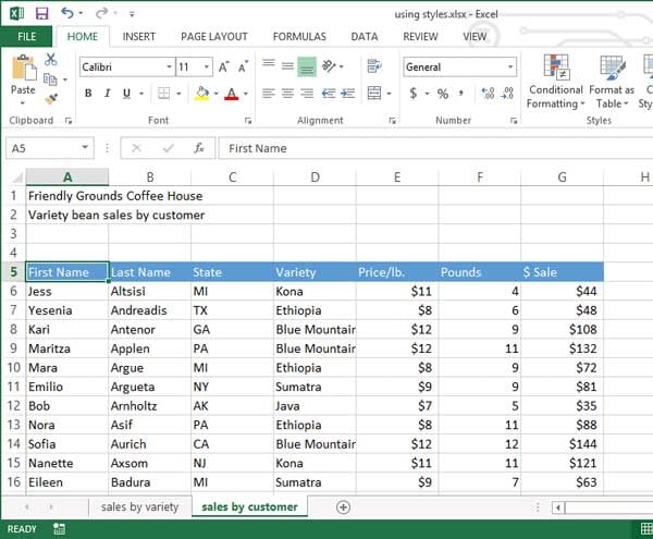How to Format Your Spreadsheets in Excel with Styles | Envato Tuts+