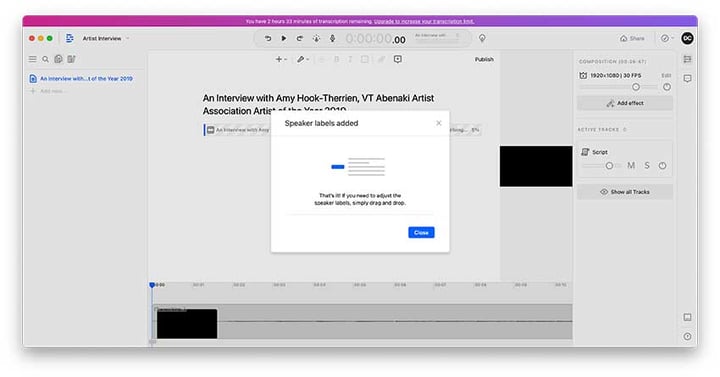 How to Edit Video in a Text Editor With Descript (From Auto Transcripts ...