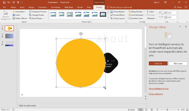 Add a GIF to PowerPoint