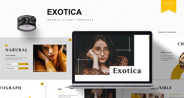 Exotica - Pretty Google Slides Templates 