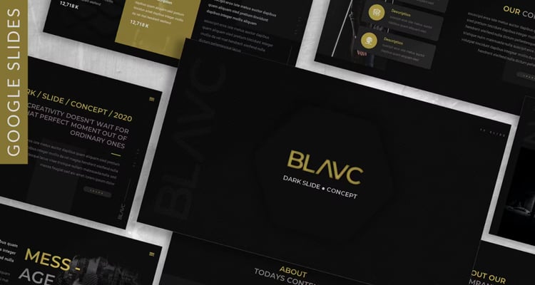 Blavc - Pretty Themes for Google Slides