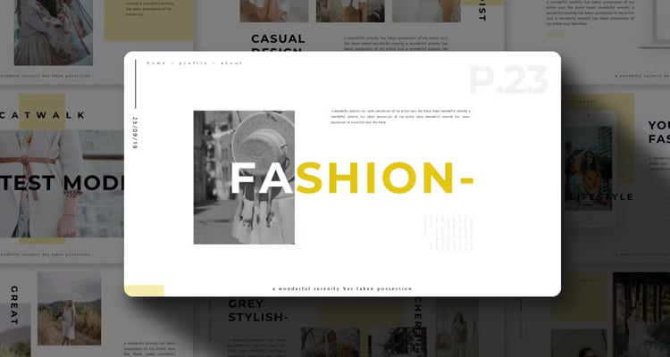 Fashion - Pretty Themes for Google Slides