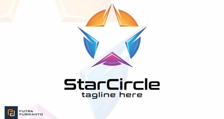 StarCircle Simple Star Logo (AI, EPS)
