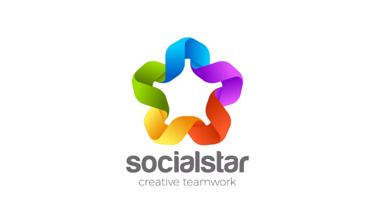 Social Star Company Logo (AI, EPS, JPG, PNG)