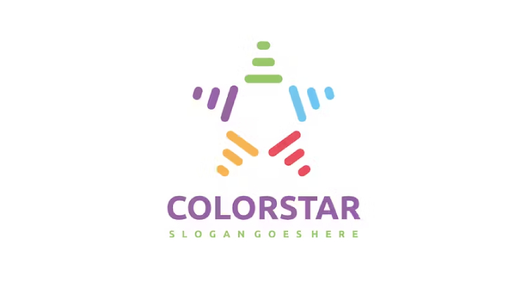 Colorstar - Colorful Star Logo (AI, EPS)