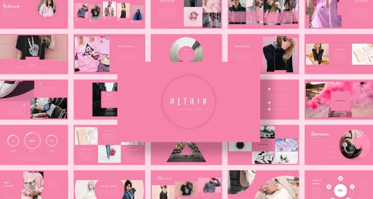 Pink Altair - Pink PowerPoint Background