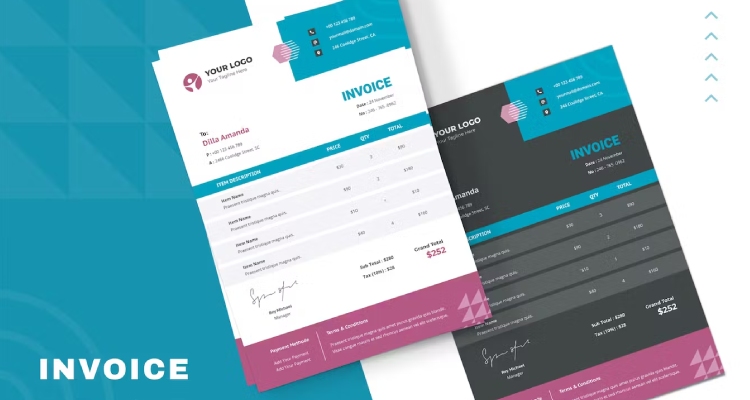 Unique Microsoft Word Invoice Template