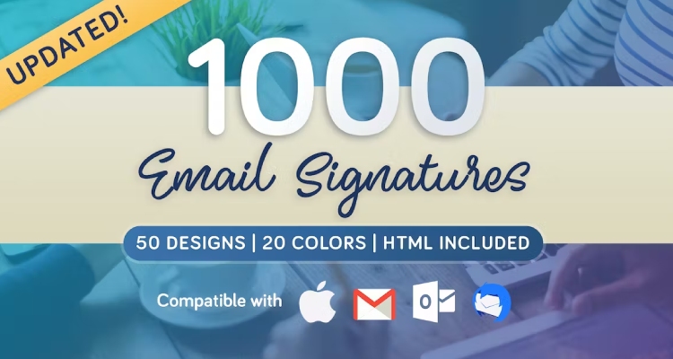 1k Graphic Designer Email Signatures