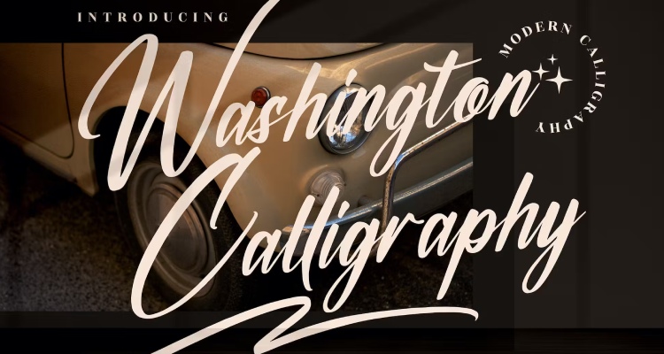 Washington Calligraphy Font