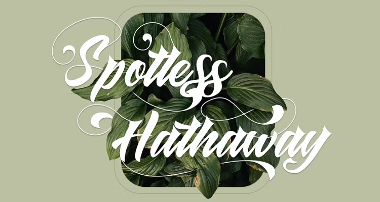Spotless Hattaway - Cursive Cricut Font