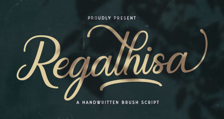 Regalhisa - Calligraphy Font