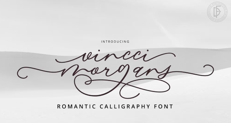 Vincci Morgans - Cricut Cursive Font