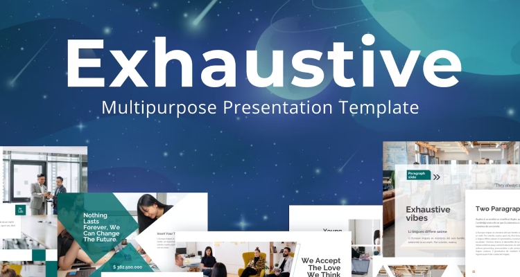 Exhaustive - PowerPoint Space Theme Template