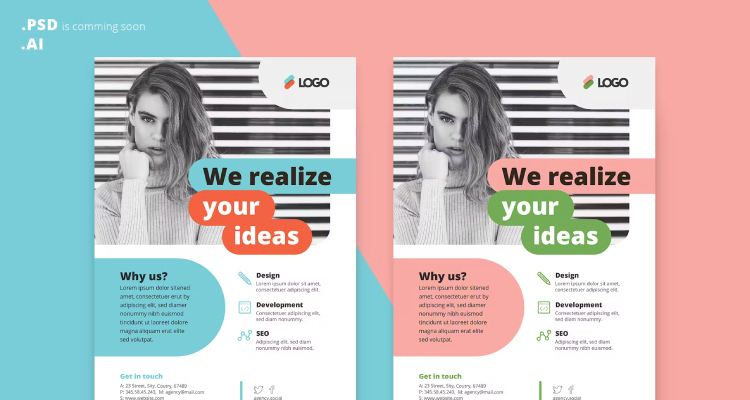 Corporate Flyer Template PSD